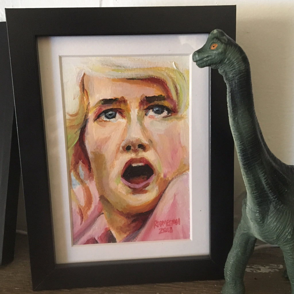 Jurassic Park Portrait of Laura Dern as Dr Ellie Sattler