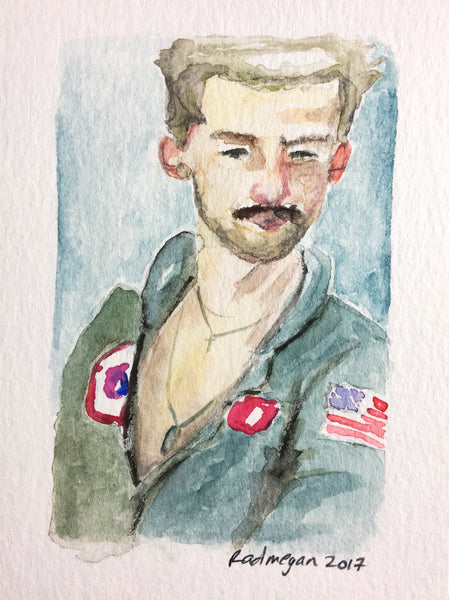 Top Gun's Goose (Watercolor on cold press)