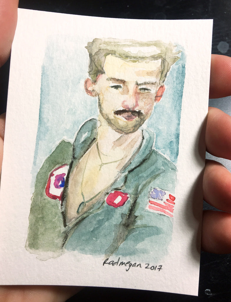 Top Gun's Goose (Watercolor on cold press)