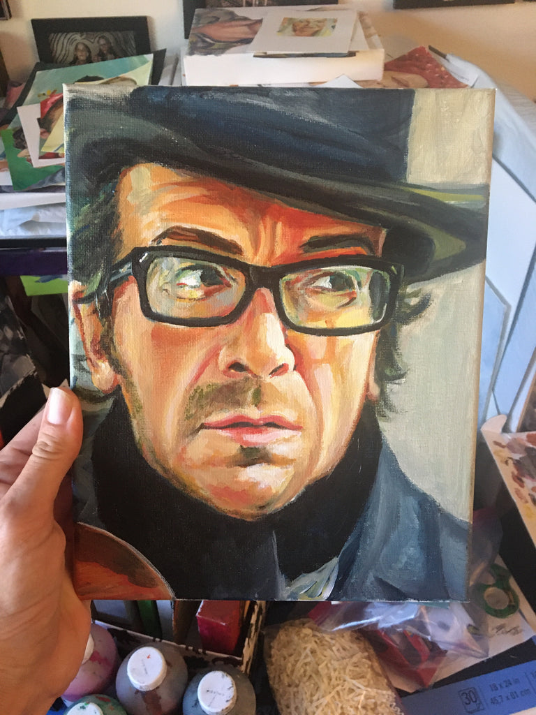 Elvis Costello portrait