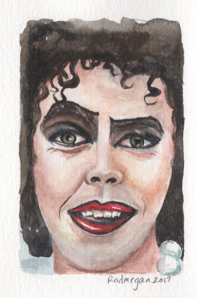 Rocky Horror's Dr. Frank-N-Furter (watercolor)